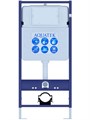 (рама AQUATEK Standard INS-0000012(без клавиши и крепежа)+ унитаз AQ1537T-00 МЕДЕЯ Унитаз подвесной, с тонким сиденьем sc) SET AQUATEK МЕДЕЯ T 2в1