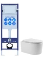 (рама AQUATEK Standard INS-0000017(без клавиши и крепежа)+унитаз МИЯ AQ2004T-00 с тонким сиденьем soft-close SET AQUATEK МИЯ Т/INS017
