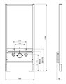 (рама AQUATEK INSB-0000001 + крепеж KKI-0000002 + биде AQ1004-MB) SET AQUATEK МИЯ-MB биде