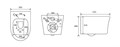(рама AQUATEK Standard INS-0000012+крепеж KKI-0000002+клавиша KDI-0000016+унитаз НИКА AQ2009-00 с тонким сиденьем soft-close) SET AQUATEK НИКА-016 4в1