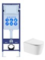 (рама AQUATEK Standard INS-0000017(без клавиши и крепежа)+унитаз ОБЕРОН AQ1365T-00 с тонким сиденьем soft-close SET AQUATEK ОБЕРОН T INS-017