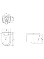 (рама AQUATEK Standard INS-0000012 с клавишей KDI-0000010 и крепежом KKI-0000002 +унитаз ОБЕРОН AQ1365T-00 с сиденьем sc) SET AQUATEK ОБЕРОН T KDI10