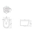 (рама AQUATEK Standard INS-0000012 с клавишей KDI-0000018 и крепежом KKI-0000002+унитаз ОБЕРОН AQ1365T-00 с тонким сиденьем SET AQUATEK ОБЕРОН T KDI18