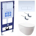 SET AQUATEK ПОЛАРИС (рама AQUATEK Standard INS-0000012+унитаз ПОЛАРИС AQ0700-00 с тонким сиденьем soft-close+ крепеж KKI-0000002 +панель KDI-0000013) SET AQUATEK ПОЛАРИС-013 4в1