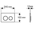 SET AQUATEK ПОЛАРИС (рама AQUATEK Standard INS-0000012+унитаз ПОЛАРИС AQ0700-00 с тонким сиденьем soft-close+ крепеж KKI-0000002 +панель KDI-0000017) SET AQUATEK ПОЛАРИС-017 4в1