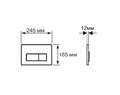 SET AQUATEK ПОЛАРИС (рама AQUATEK Standard INS-0000012+унитаз ПОЛАРИС AQ0700-00 с тонким сиденьем soft-close+ крепеж KKI-0000002 +панель KDI-0000032) SET AQUATEK ПОЛАРИС-032 4в1