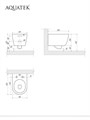 SET AQUATEK ПОЛАРИС (рама AQUATEK Standard INS-0000012+унитаз ПОЛАРИС AQ0700-01 с тонким сиденьем soft-close+ крепеж KKI-0000002 +панель KDI-0000065) SET AQUATEK ПОЛАРИС-01-065 4в1