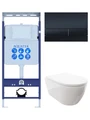 (рама AQUATEK INS-0000010 + унитаз ПОЛАРИС AQ0700-00 с тонким сиденьем soft-close + панель KDI-0000055) SET AQUATEK ПОЛАРИС-055