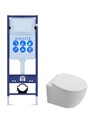 SET AQUATEK СИРИУС (рама AQUATEK Standard INS-0000017(без клавиши и крепежа) + унитаз AQ1582T-00 СИРИУС TORNADO с тонким сиденьем soft-close) SET AQUATEK СИРИУС-INS17
