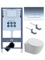 SET AQUATEK СИРИУС PNS-07 (рама INSP-0000001+крепёжKKI-0000002+ клавиша PNS-0000007 + унитаз AQ1582T-00 СИРИУС TORNADO с тонким сиденьем soft-close) SET AQUATEK СИРИУС PNS-07 4в1