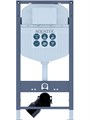 (рама AQUATEK Standard INS-0000023(без клавиши и крепежа) + унитаз AQ1582T-00 СИРИУС TORNADO с тонким сиденьем soft-close) SET AQUATEK СИРИУС-INS23