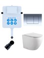 SET BW AQUATEK ЕВРОПА (смывной бачок AQUATEK INS-0000019+кнопка KDI-0000010+унитаз ЕВРОПА AQ1902-00 с тонким сиденьем soft-close) SET BW AQUATEK ЕВРОПА-010 3в1