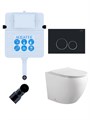 SET BW AQUATEK ЕВРОПА (смывной бачок AQUATEK INS-0000019+кнопка KDI-0000020+унитаз ЕВРОПА AQ1902-00 с тонким сиденьем soft-close) SET BW AQUATEK ЕВРОПА-020 3в1