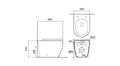 SET BW AQUATEK ЕВРОПА (смывной бачок AQUATEK INS-0000019+кнопка KDI-0000020+унитаз ЕВРОПА AQ1902-00 с тонким сиденьем soft-close) SET BW AQUATEK ЕВРОПА-020 3в1