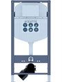 (рама AQUATEK INS-0000023 +крепеж KKI-0000001 +кнопка KDI-0000009 +унитаз AQ1112-00 с крышкой sc) SET КЛАССИК cm-INS23-009 4в1