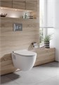 Smart унитаз подвесной, безободковый, с тонким сиденьем с микролифтом, Serel SM46SL