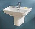EGF112-00 STRUKTURA  Раковина 50x40 с отв.для смесителя,сл.пер.,белый EGF112-00