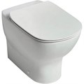 T007701 TESI AquaBlade® Напольный пристенный унитаз соло, горизонтальный выпуск (универсальный), глубокий смыв T007701
