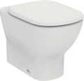 T007701 TESI AquaBlade® Напольный пристенный унитаз соло, горизонтальный выпуск (универсальный), глубокий смыв T007701