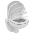 Tempo Унитаз подвесной, короткая проекция c крышкой T679901 T328801+T679901