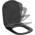 T3527V3 TESI BLACK Тонкое сидение и крышка, тип SANDWICH, с функцией плавного закрытия, легкость T3527V3