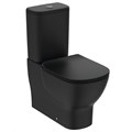 T3527V3 TESI BLACK Тонкое сидение и крышка, тип SANDWICH, с функцией плавного закрытия, легкость T3527V3