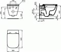 T468301 i.life B Сиденье и крышка, с функцией плавного закрытия, дюропласт, металлические шарниры, легкосъемное T468301