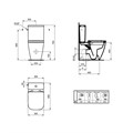 T473501 Ideal Standard i.life S Бачок для унитаза, нижняя подводка, 4,5/3 л T473501