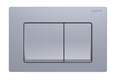 TDI-0000006 (010C) Панель смыва Small Хром матовая (клавиши квадрат) для INS-0000018  с верхней кнопкой смыва TDI-0000006
