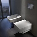 EDA102-00 TERRACE Подвесной унитаз, 55 х 38 см без крышки-сиденье, белый EDA102-00