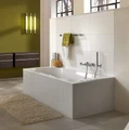 UBQ 177 OBE 2V-01 OBERON Solo Ванна 170x70, с ножками, белая, материал кварил Quaryl®, вкл. сверло для перелива UBQ177OBE2V-01