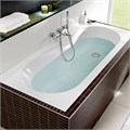 UBQ 180 OBE 2V-01 OBERON Solo Ванна 180x80, с ножками, белая, материал кварил Quaryl®, вкл. сверло для перелива UBQ180OBE2V-01