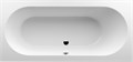 UBQ 199 OBE 2V-01 OBERON Duo Ванна 190x90, с ножками, белая, материал кварил Quaryl® UBQ199OBE2V-01