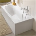 UBQ 199 OBE 2V-01 OBERON Duo Ванна 190x90, с ножками, белая, материал кварил Quaryl® UBQ199OBE2V-01
