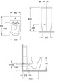 Soprano чаша напольного унитаза c технологией Rimless 36 см*62,5 см, белый UJAK102-0