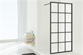 WALK-IN Dark Edition  Душ.ограждение H=2000,L=1200, проф.черный Soft+стекло прозр.ESG с покр.KERMIclean(стаб.1200 мм) решетка-профиль XD WW2 12020 3PK