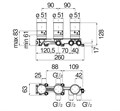 смеситель для ванны (скрытая часть) WE81200/T
