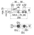 смеситель для ванны (скрытая часть) WE81200/TBM