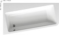 Ванна 10° 170х100 L белая C811000000