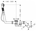 Ванна Centro Duo Oval Мод.128 180х80 + Слив-перелив Kaldewei KA 4040 белый, d=100мм 282800010001+687772080001
