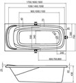 Ванна Vanda II 170x70 белая CP21000000