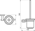 Держатель для туалетной щётки (стекло) CR 410.00 X07P196