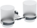 Держатель с двумя стаканами (стекло) CR 220.00 X07P189