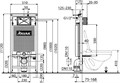 Монтажный блок G II/1000 для подвесного унитаза X01703