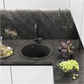ARTEMIDA - 51 см Мойка кухонная кварц.композит. круглая.(блок 45) антрацит ART-51-01