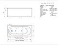 Оберон 150*70 пустая без фр. экр. OBR150-0000003