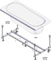 Опора универсальная УСИЛЕННАЯ для DOMINO PLUS 150, 160, 170 GR00001138