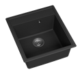 IMPERIAL - 46 см Мойка кухонная кварц.композит. прямоуг.(блок 45) антрацит IMP-46х51-01