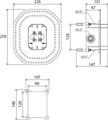 Рабочее тело смесителя скрытого монтажа (R-box) RB 070.50 X070052