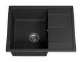 TITAN - 65 см Мойка кухонная кварц.композит. прямоуг.(блок 50) антрацит TIT-65х51-01